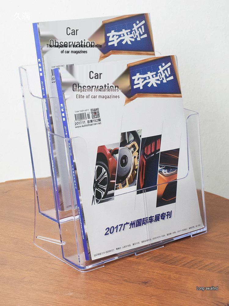 Acrylic Multi-Layer A4/A5/A6 Desktop Brochure and Magazine Display Stand