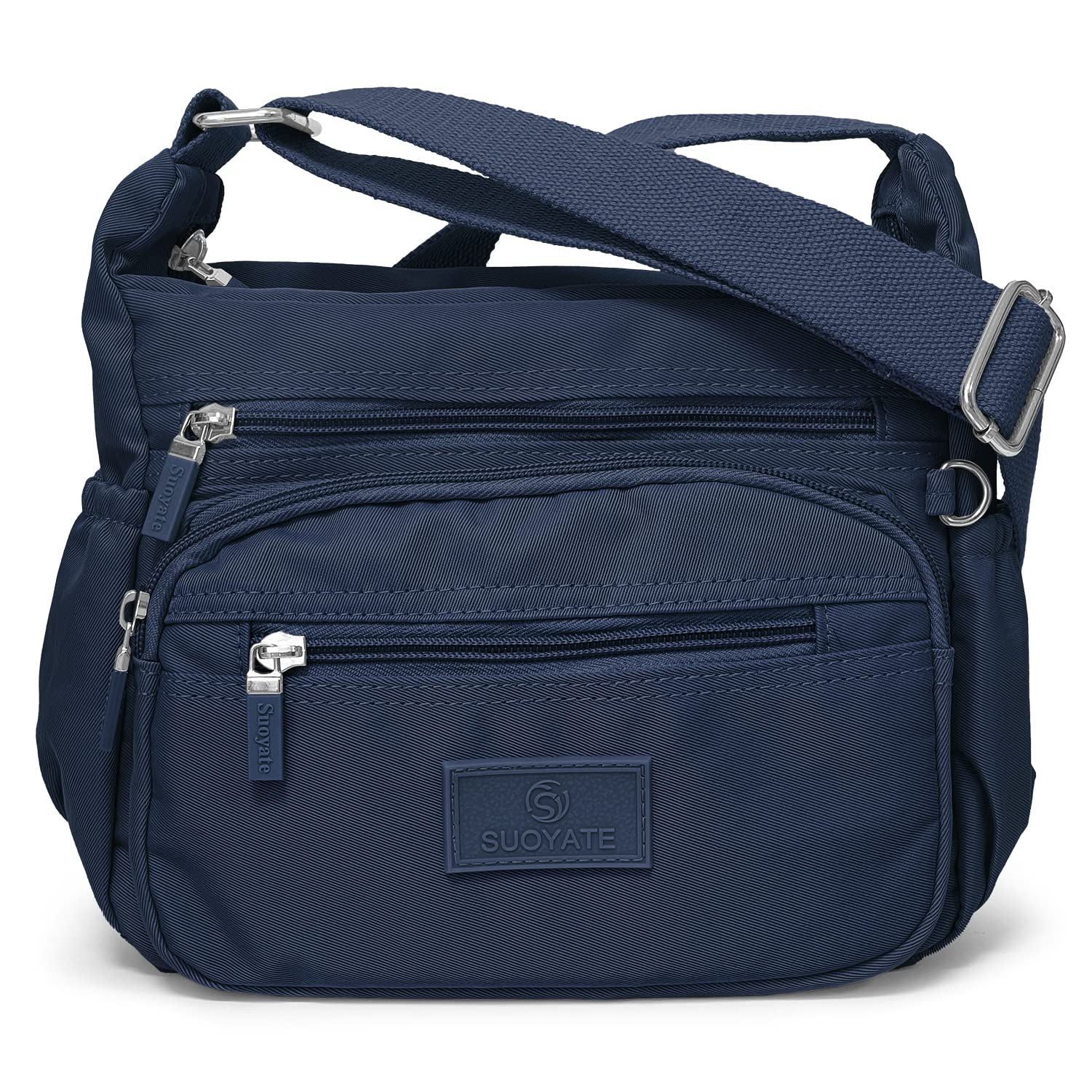 

[JNiA] Multifunctional Shoulder Bag, Crossbody Bag [Lightweight and Large Capacity! With 9 Pockets!] for Women