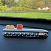 Cartoon Aromatherapy Car Parking Number Plate with Phone Holder