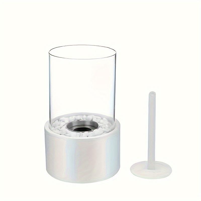 

Настільний круглий алкогольний камін відкритий портативний справжній вогонь камін металева піч чорна внутрішня прикраса камінна лампа білий