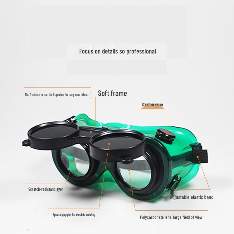 Hao Gong Bang Flip-Up Welding Safety Goggles