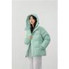 Unisex Hooded Short Down Jacket YE3B601441A