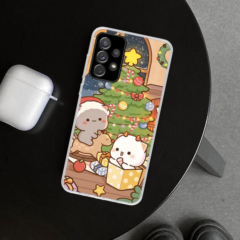 Bubu Dudu Cartoon Cute Phone Case Cover for Samsung Galaxy A12 A22 A32 A52 A72 A02S A51 A50S A31 A20S A10S Note 20 Ultra 10 Plus