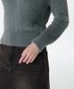 MUSINSA STANDARD WOMAN Women'S Fuzzy Crew Neck Knit [Gray]
