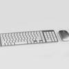 Multi-Device Wireless Mouse & Keyboard Set: Three-Mode and Dual-Mode Connectivity for Notebooks, Desktops, Tablets, and Mobile Phones.