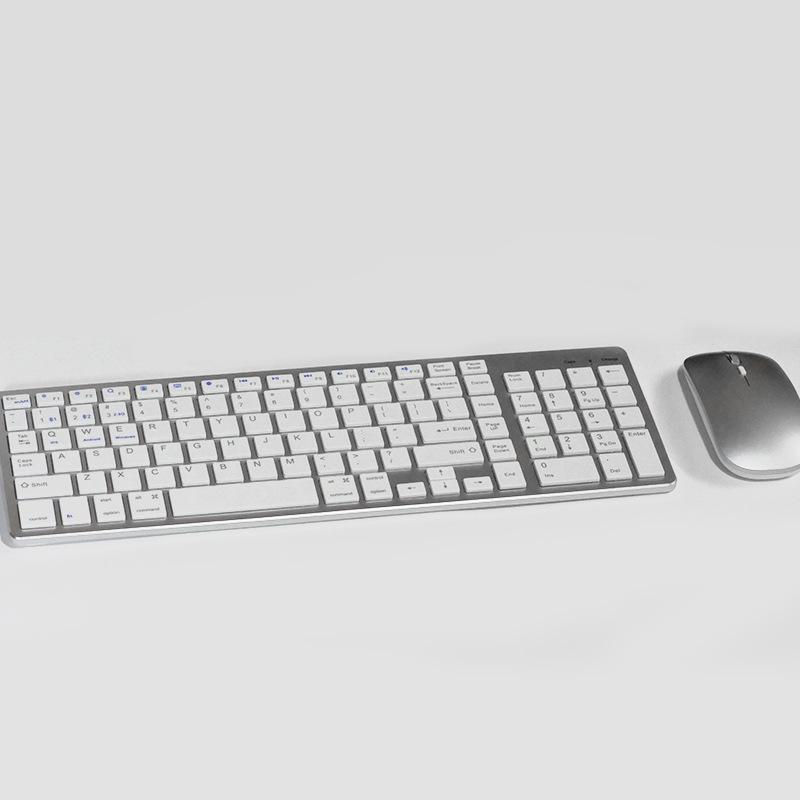 Multi-Device Wireless Mouse & Keyboard Set: Three-Mode and Dual-Mode Connectivity for Notebooks, Desktops, Tablets, and Mobile Phones.