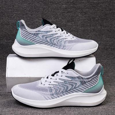 Spring New Men's Shoes Lace-up Casual Sports Shoes Fashion Running Shoes Casual Round Head Lightweight Men's Casual Shoes
