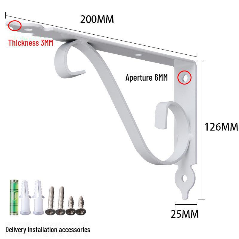 Thickened Iron Triangular Marble Countertop Support Bracket