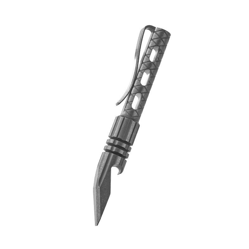 Titanium Multi-Tool EDC Keychain Bottle Opener Camping Survival Tool Portable Self-Defense Utility Bar