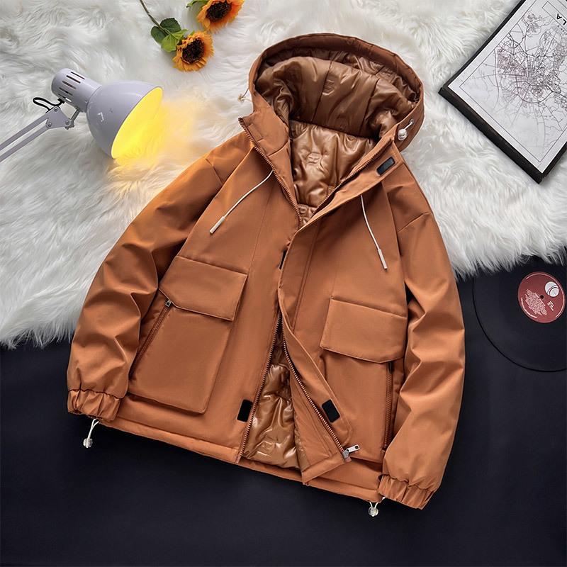 Hooded Plus Size Jacket Spring and Autumn Winter New Loose Jacket