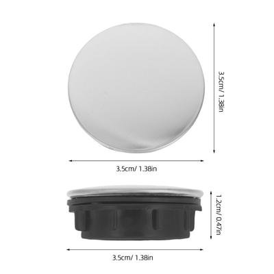 2Pcs Durable Stainless Steel Kitchen Sink Hole Cover Faucet Tap Hole Cover for Soap Dispenser Kitchen Accessories Standard Size
