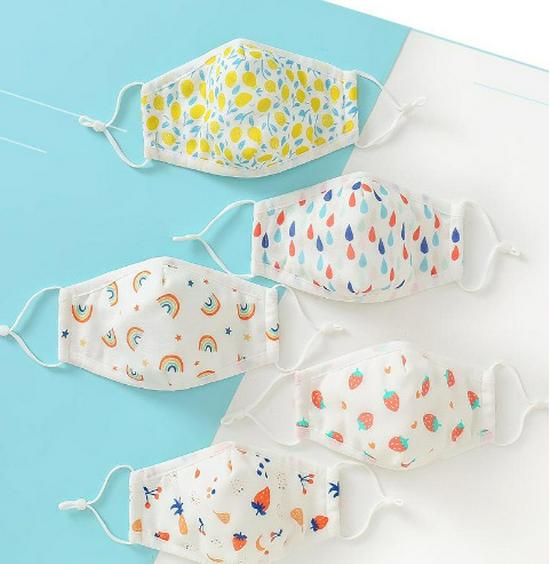 

5 Yuan Newcomer Discount! 2025 Children s Printed Cotton Gauze Dustproof Mask Small