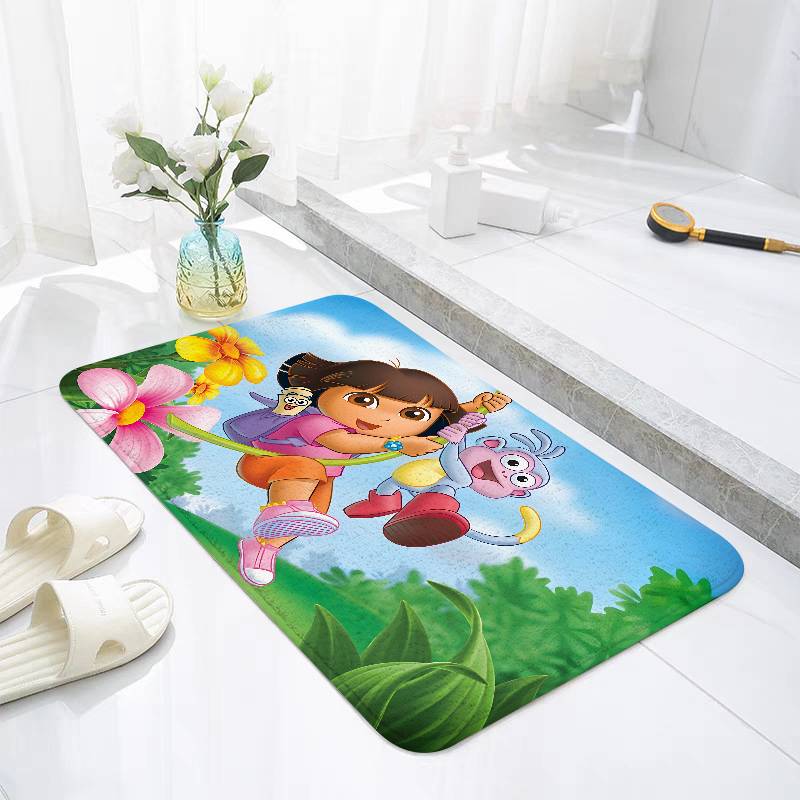 Dora The Explorer Floor Mat Living Room Rug For Bedroom Welcome Mat Outdoor Rug