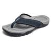HOBIBEAR Herren Sommer-Flip-Flops mit Fußgewölbeunterstützung und dicker Sohle für den Außenbereich, Strand oder Zuhause.