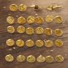 28 Pieces Gold-Colored Metal Ember Sketching Tip Set Decorative Engraving