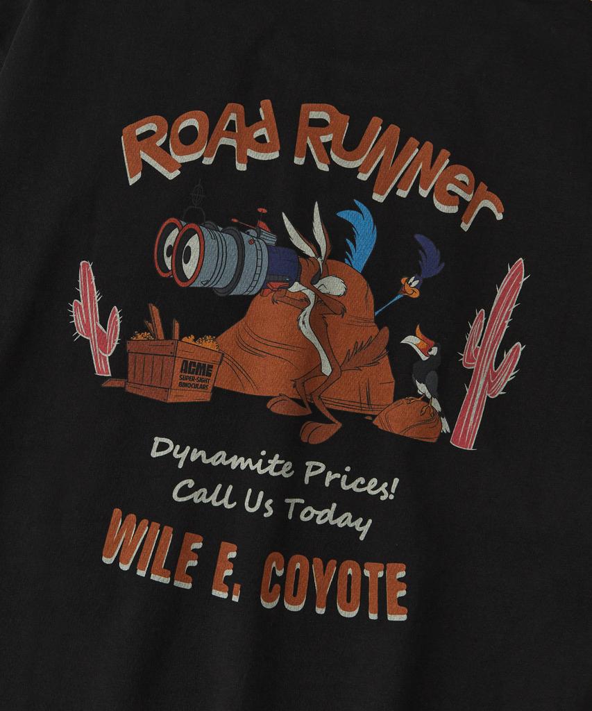 OUTSTANDING [Looney Tunes] Half Sleeve Tee(Call Us Today)_Black