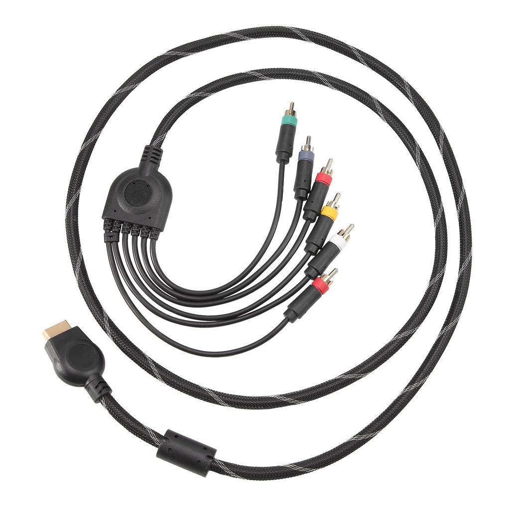 Suitable for PS2/ Component Cable 1.8M Suitable for PS 2/3 High Resolution Game Cable Accessories