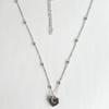 Modern Heart Pendant Jewelry Adjustable Bead Chain Necklace Fashion Pendant Necklace Star Neck Jewelry for Daily Party