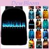 Durable 3d Godzilla King Of The Monsters Backpack Kids School Bag With Classic Appeal