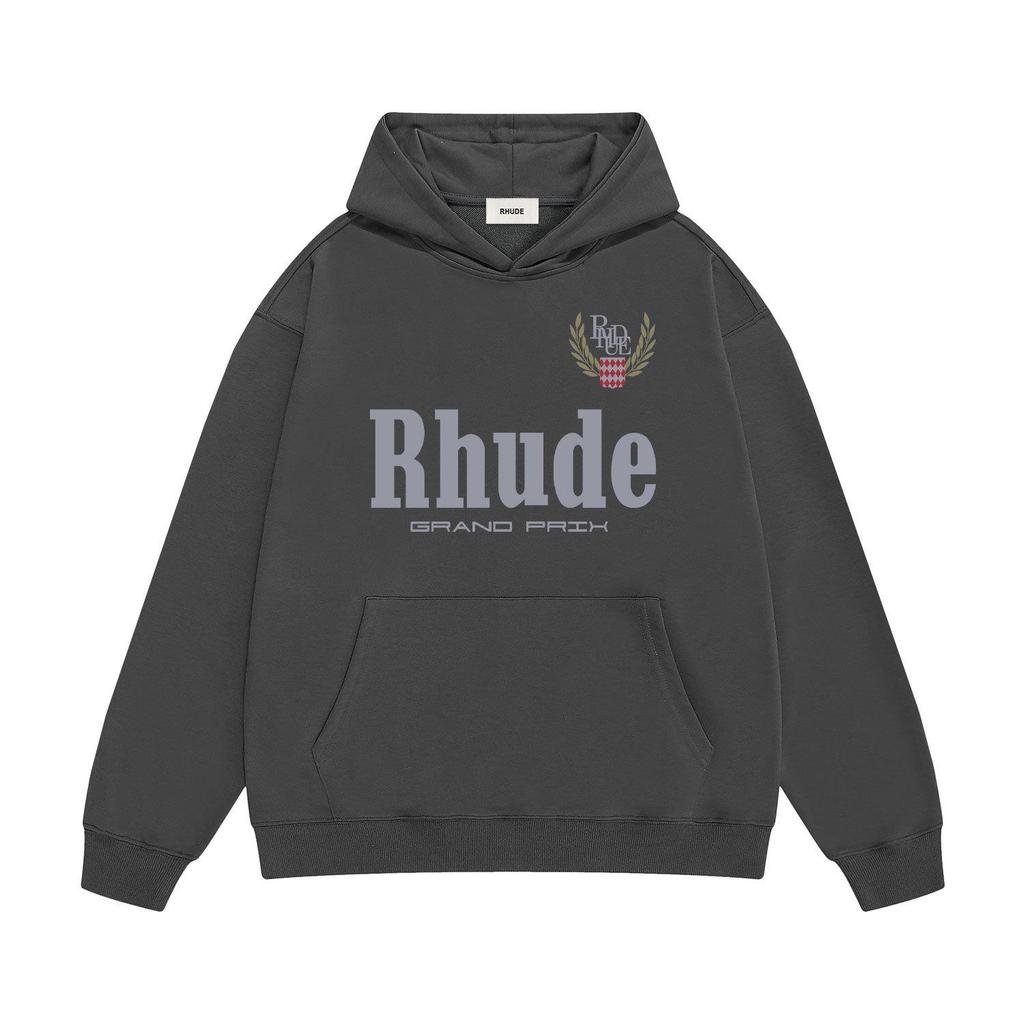 RHUDE Unisex Mehrfarbiger Trendiger High Street Bedruckter Hoodie