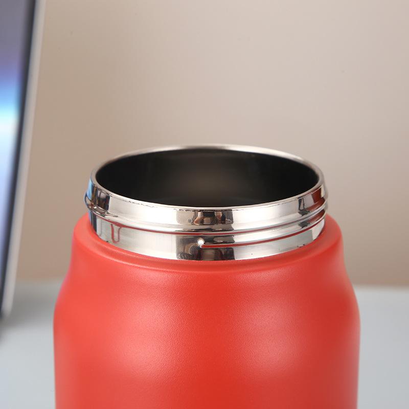 Großvolumiger Edelstahl-Vakuumbecher Vakuumflasche Tragbarer Kugelbecher Outdoor-Sportkessel Wasserflasche Thermobecher