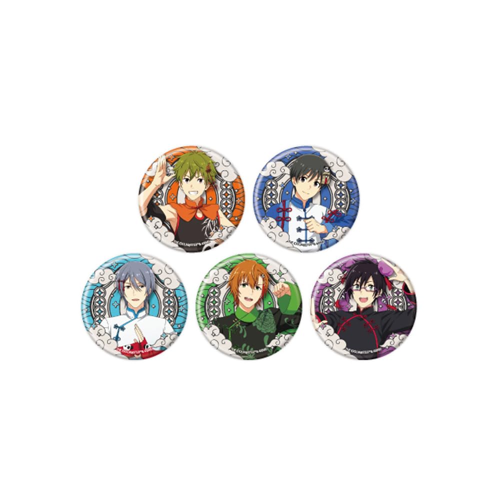 THE SideM 17 Can Badge Complete Set iDOLM@STER [Original Illustration] (5-Piece Box)