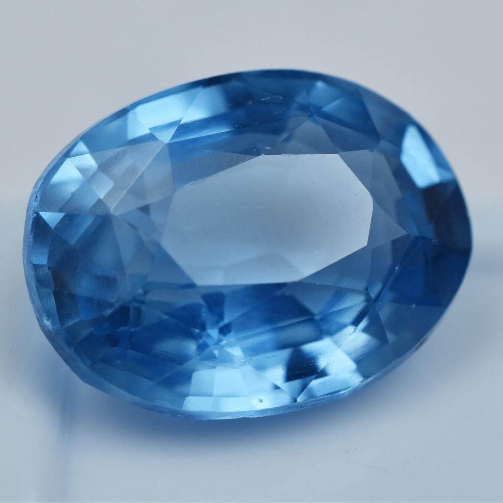 Natural Blue Sapphire Loose Gemstone Oval Shape 9.55 Ct September Birthstone for Gem Collections