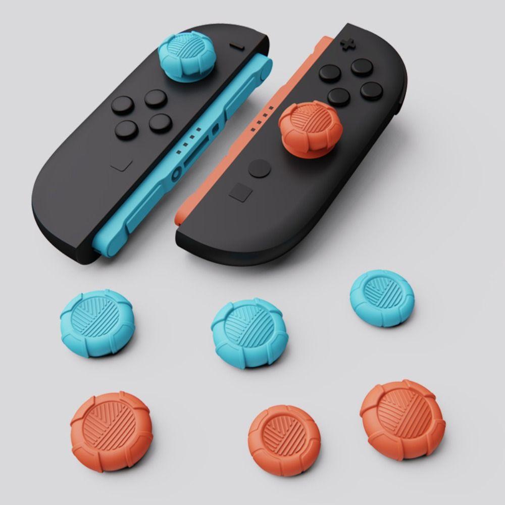 6pcs Anti-slip Controller Analog Grip Cover Silicone for Joy Con Case for Nintendo Switch 2