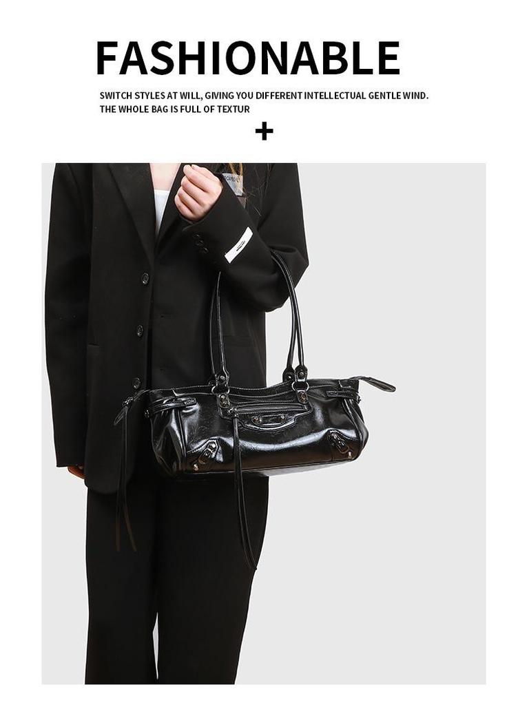 Modna zamszowa torba motocyklowa: Wszechstronna torebka i listonoszka dla kobiet