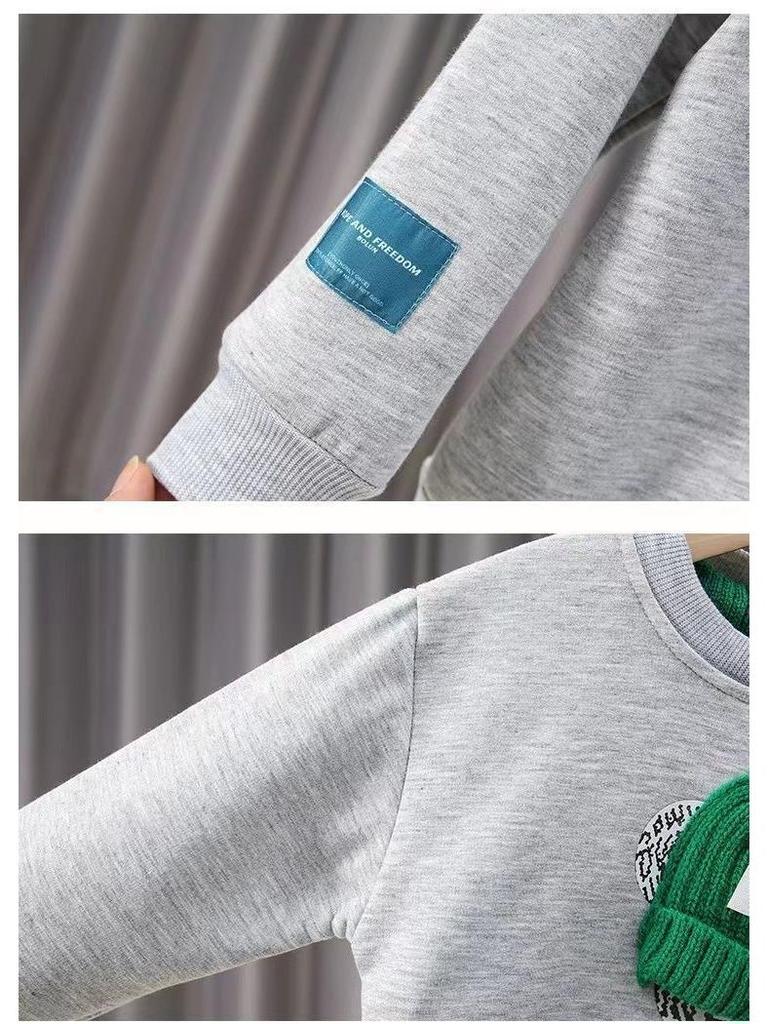 Modne i codzienne dziecięce komplety sportowe wiosenno-jesienne dla chłopców i dziewczynek