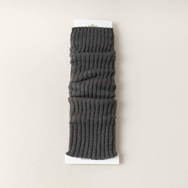 

Knitted Stocking Gloves for Women, Spring-autumn Thick Socks, Long Tube Socks, Outfit, Thick and Warm Calf Socks, Gloves 1 pair темно-сірий