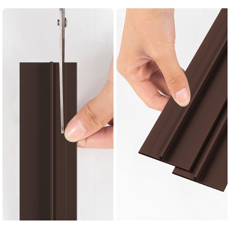 Flexible Door Bottom Seal Strip Wind Noise Reduction Stopper for Home Bathroom Door Gap Bottom Sound Proof Dust Strip Stick