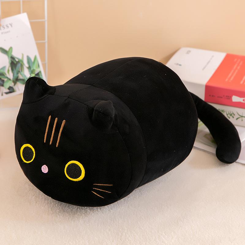 Pillow Cat Plush Toy Doll Cute Round Ball Cat Throw Pillow Doll Children's Rag Doll Gift
