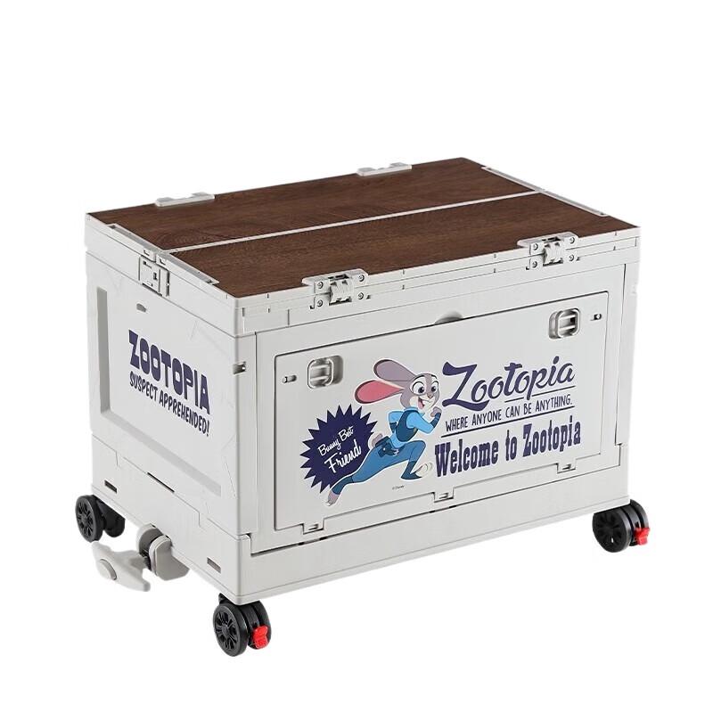 Disney Judy Hopps 50L Collapsible Rolling Storage Box & Table