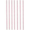 Cardboard Straws - Flamingo Paradise - 12 Pieces - 19.5 Cm - Pink