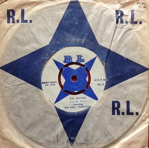 

7inch Record JESTERS - Little Girl RL15 RL 1962 UK Rock Used