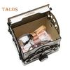 Wooden Mechanical Box Storage Box with Gears Interactive Jewelry Box for Rings Bracelets Mechanical Enthusiasts Gift