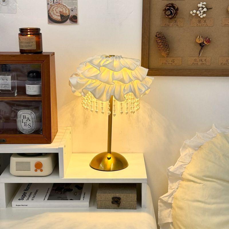 Simple light luxury deluxe sense master bedroom lamp nightstand Creative dimming warm energy-saving decorative atmosphere lamp