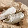 Niche original embroidered platform canvas shoes women's summer new thin breathable versatile white shoes casual shoes