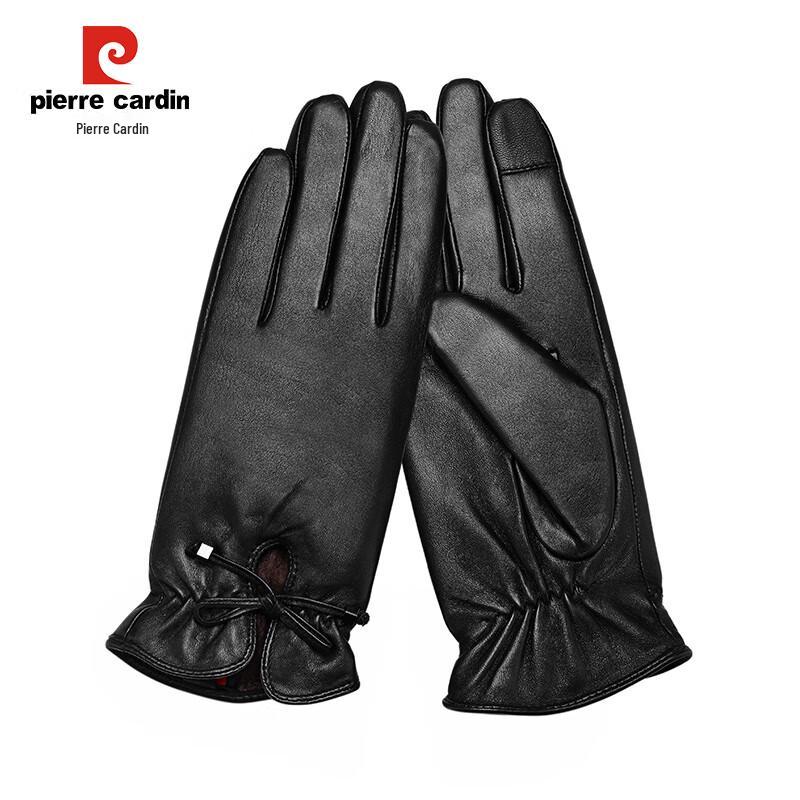 Pierre Cardin Women's Goatskin Touchscreen Gloves