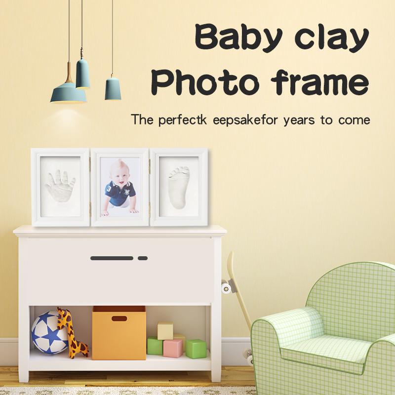 Newborn Hand & Footprint Keepsake Frame - Baby's 100-Day Souvenir