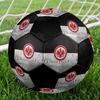 TAGLIA 5 Pallone da Calcio Eintracht Frankfurt Colorato Per Tutte le Età Cucito a Macchina PVC Pronto per la Competizione Resistente Alta Rimbalzabilità