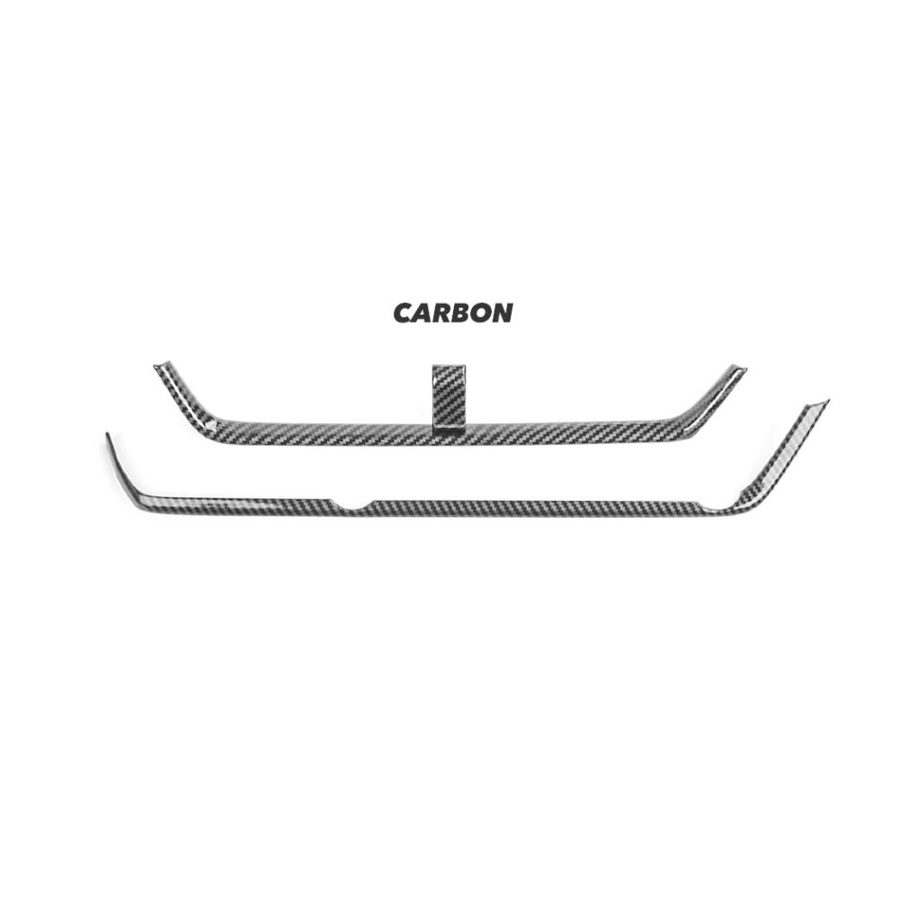 For Chevrolet Equinox 2025 2026 Car Tuning 2PCS Dashboard Middle Air Outlet Vent Cover Trim Cover Trim Accessories LHD Carbon For 2PCS