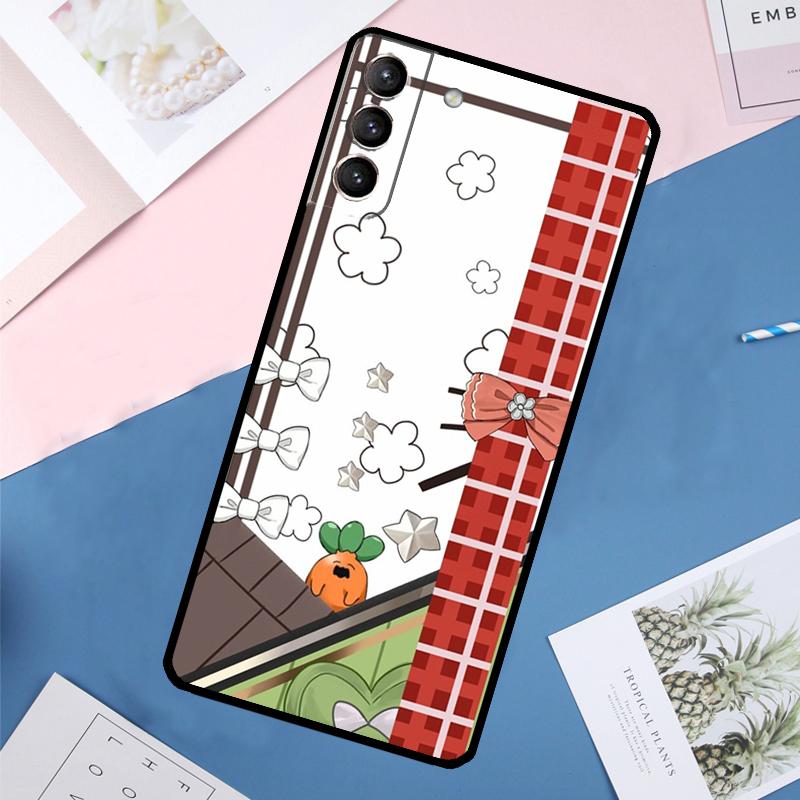 Hololive Costume Case For Samsung Galaxy S24 Ultra S21 S22 S23 S25 Ultra S9 S10 Plus S20 FE S25 FE Back Cover