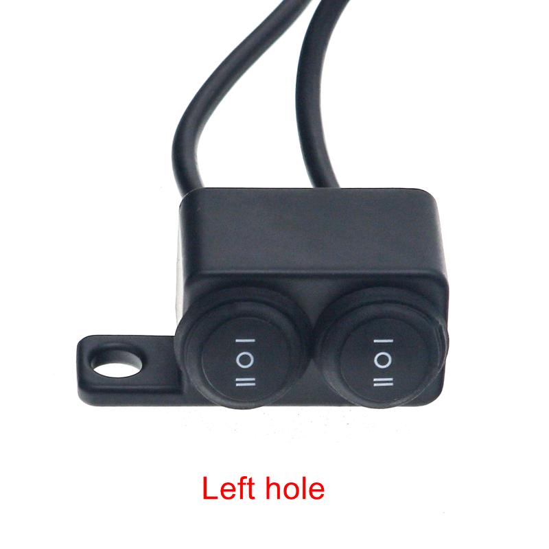 

LMoDri переключатели на руль мотоцикла, кнопка включения/выключения, двойной кнопочный водонепроницаемый переключатель для мотоцикла, квадроцикла, скутера left OFO-OFO