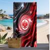 Eintracht Frankfurt Fußball Print Strandtuch, Großes Weiches Schnelltrocknendes Handtuch für Strand Camping Schwimmen