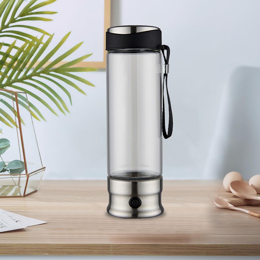 Bottiglia d'Acqua a Idrogeno Portatile da 410 ml, Tazza d'Acqua Sportiva ad Alta Capacità per Sport all'Aperto, Tazza da Bere Idrogenata Ricaricabile