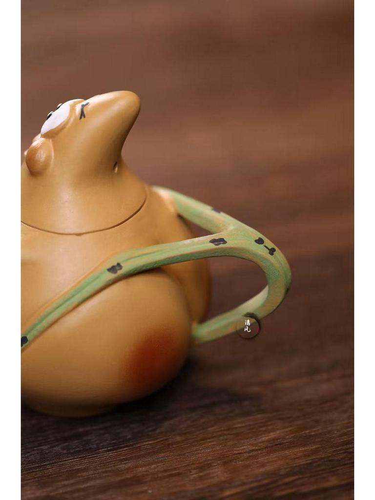 Yixing Zisha Patrick Star Teapot Set: Creative Tea Ceremony Cute Ornament