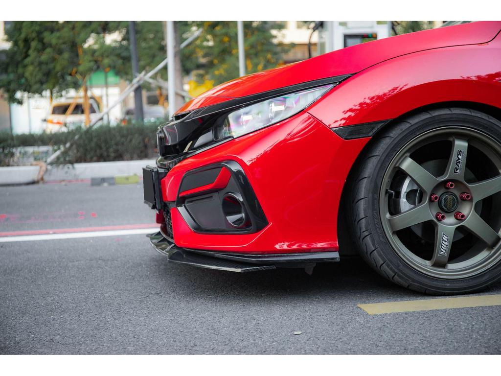 16-21 Honda Civic Hatchback 10th Gen Front Lip & Rear Spoiler Kit