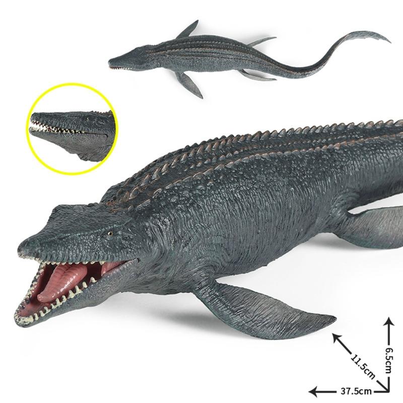 Dinosaur Toy Plastic Figure Surprise Gifts For Children Home Decoration Finger Mosasaurus Dinosaur Model Party Prop